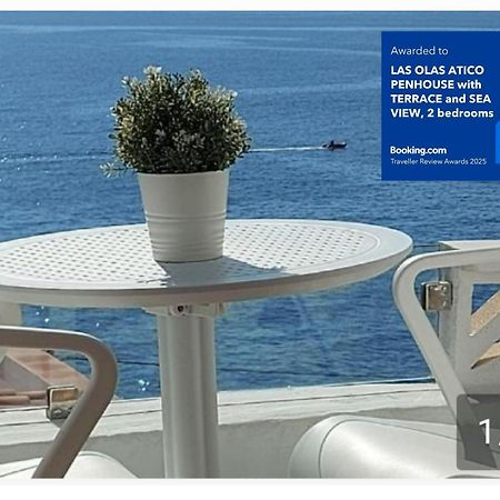 Las Olas Atico Penhouse With Terrace And Sea View, 2 Bedrooms La Caleta  المظهر الخارجي الصورة