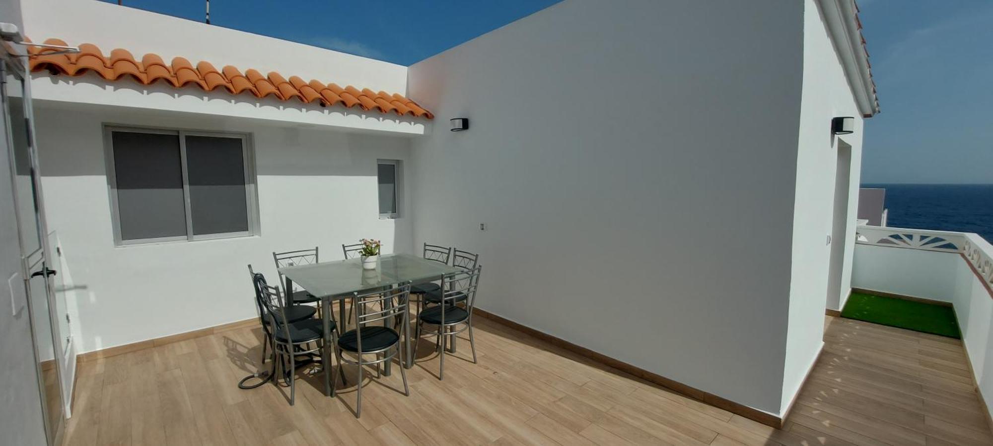 Las Olas Atico Penhouse With Terrace And Sea View, 2 Bedrooms La Caleta  المظهر الخارجي الصورة