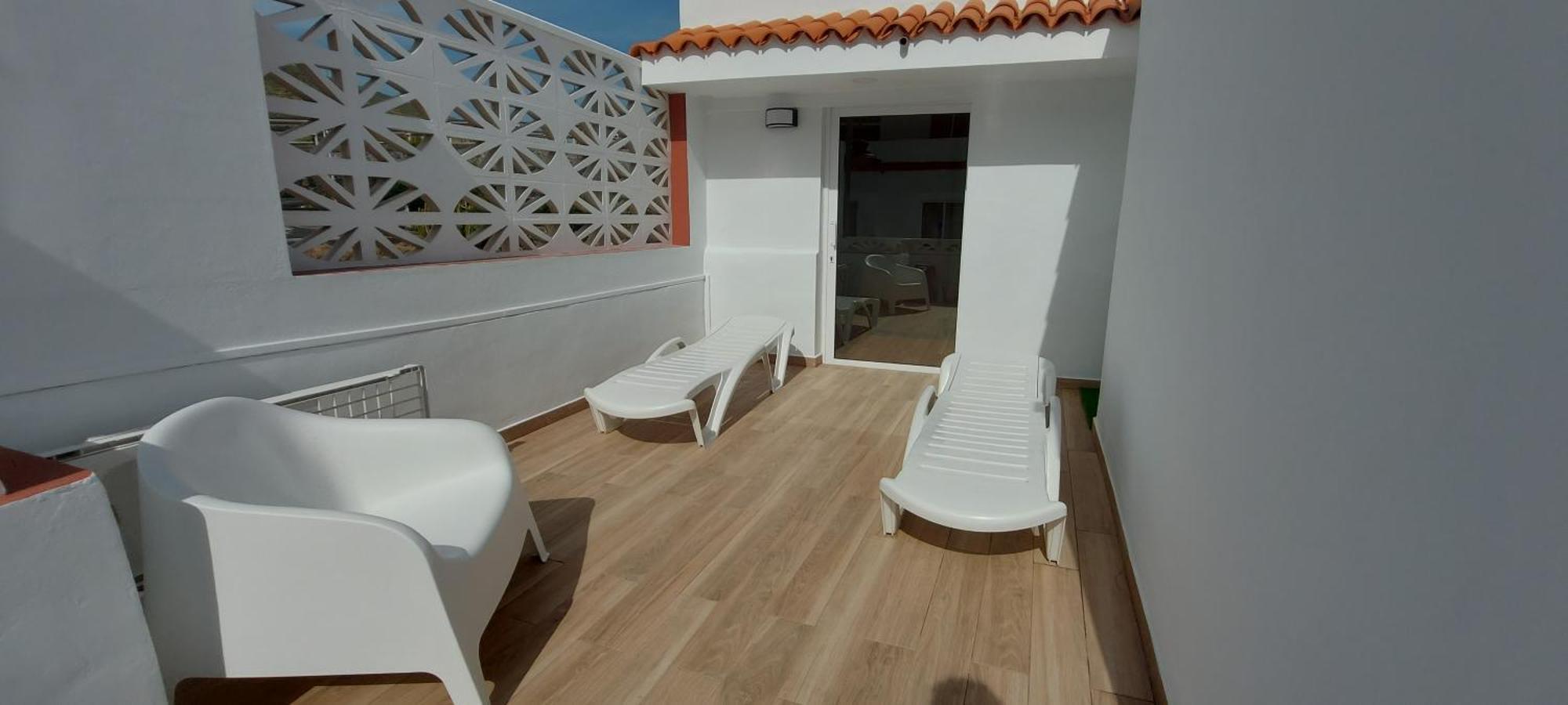 Las Olas Atico Penhouse With Terrace And Sea View, 2 Bedrooms La Caleta  المظهر الخارجي الصورة